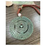 CHINESE PENDANT NOT SURE MATERIAL