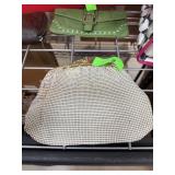 VINTAGE CLUTCH WHITING & DAVIS EVENING BAG