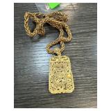 CHINESE DRAGON PENDANT NECKLACE
