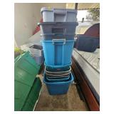 Stack of 10 tubs