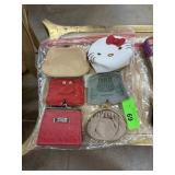 MIXED CHANGE PURSES HELLO KITTY MORE