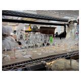 LARGE LOT OF MIXED GLASS