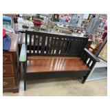 VERY NICE BENCH W STORAGE