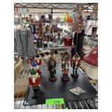 LOT OF NUTCRACKER CHRISTMAS ORNAMENTS