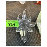 2PC WATERFORD CHRISTMAS ORNAMENTS 2ND IS MARQUIS