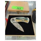 NATIVE AMERICAN THEMED POCKET KNIFE