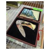 NATIVE AMERICAN THEMED POCKET KNIFE