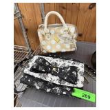BETSEY JOHNSON 2PC PURSES BAGS