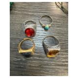 4PC CHINESE RINGS