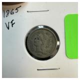 1865 3 CENT NICKEL