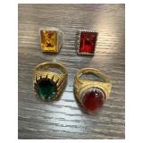 4PC CHINESE RINGS