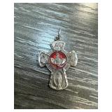 STERLING SILVER CROSS CHARM