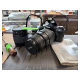 NIKON N65 SLR CAMERA W 2 LENSES