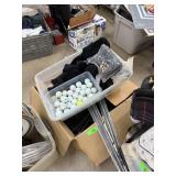 LOT OF GOLF CLUBS REPLACEMENT GRIPS / SHFTS BALLS+