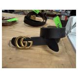 GUCCI DESIGNER BELT BUCKLE NOTE