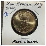 2016 RONALD REAGAN BU PRESIDENTIAL DOLLAR