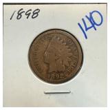 1898 INDIAN HEAD PENNY CENT