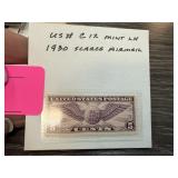 C12 MINT LH 1930 SCARCE AIRMAIL STAMP