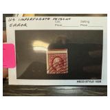 US IMPERFORATE MISCUT ERROR STAMP