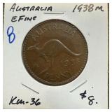 1938-M AUSTRALIA PENNY