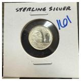 WILLIAM WHIPPLE FRANKLIN MINT STERLING SILVER RD