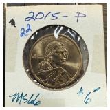2015 SACAGAWEA DOLLAR HIGH GRADE