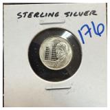 FRANKLIN MINT STERLING SILVER RD THOMAS STONE
