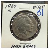 1930-S BUFFALO NICKEL HIGH GRADE