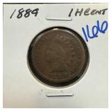 1889 INDIAN HEAD PENNY CENT