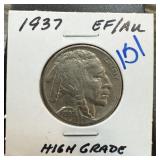 1937 BUFFALO NICKEL HIGH GRADE