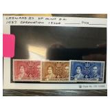 1937 CORONATION ISSUE LEEWARD ISLANDS MINT STAMPS+
