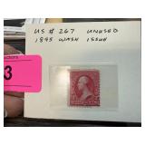 267 UNUSED 1895 WASHINGTON ISSUE STAMP