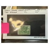EARLY TEXAS STATE CIGARETTE REVENUE TAX STAMP