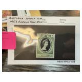 ANTIGUA MINT NH 1953 CORONATION ISSUE STAMP