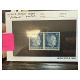 WW2 HITLER OVERPRINT OSTLAND SERIES PAIR