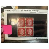 WW2 HITLER OVERPRINT OCC OF RUSSIA STAMPS