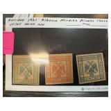 1921 ALBANIA MIRDITA PRIVATE ISSUE MINT NH STAMPS