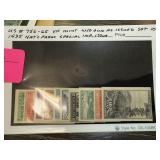 756-65 MINT WO GUM AS ISSD SET 10 1935 NATL PARKS