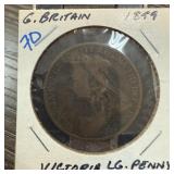 1899 GREAT BRITAIN VICTORIA LARGE PENNY