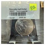 2006 UNC JFK HALF DOLLAR