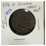 1881-H CANADA LARGE CENT