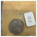 1939-S JEFFERSON NICKEL