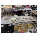 6PC CHINA CUPS & SAUCERS COLLECTION LIMOGES+