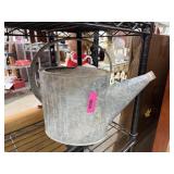 VINTAGE GALVANIZED STEEL WATERING CAN
