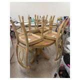 VERY NICE ROUND TABLE & CHAIRS SET