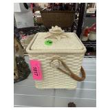 VINTAGE JAPANESE LIDDED BISCUIT JAR