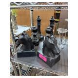 6PC LARGE CHESS PIECES