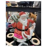VINTAGE CERAMIC SANTA CLAUS PITCHER