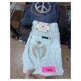 2 PAIRS MISS ME JEANS SZ 26 & 30
