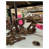 VINTAGE IRON ANIMAL TRAP